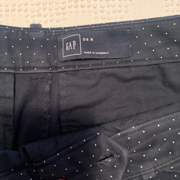 Gap Skinny Ankle Pant in Pindot White - Picture 4 of 6